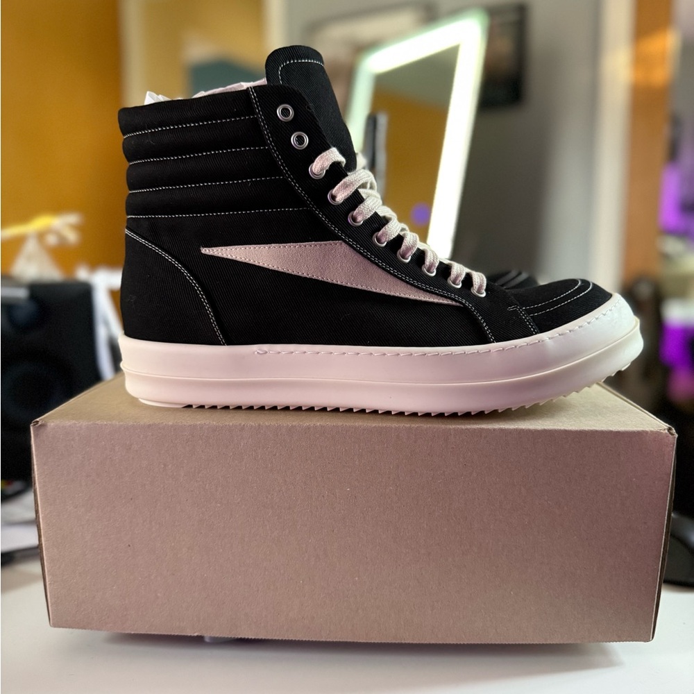 RICK OWENS DRKSHDW Black Porterville High Vintage Sn